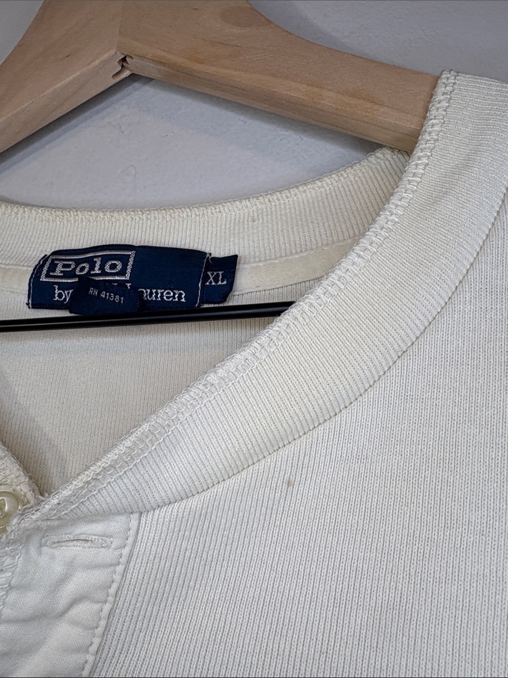 Polo Ralph Lauren Fish Embroidered Fisherman Fishing Henley Long Slevee Tee XL - Picture 4 of 9